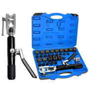 Fanmoss hydraulic flaring tool front view showing durable body and controls for reliable flares