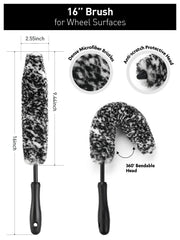 Fantasticlean close-up of soft synthetic bristles protecting finishes
