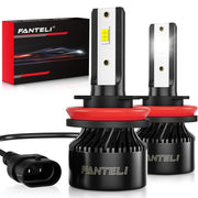 FANTELI front view of the bulb pair showing packaging and plug-and-play benefit