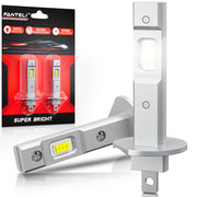 FANTELI H1 front view showing bulb profile and plug for quick installation and improved brightness
