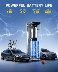 Fanttik X8 APEX digital display and buttons showing preset modes and precision readout