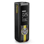 Fanttik X8 APEX front view showing compact portable inflator and control layout for quick storage