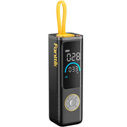 fanttik front view showing compact compressor and fast inflation benefit