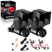 FARBIN front view of compact air horn showing robust design and clear projection