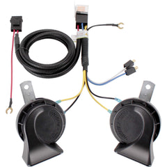 FARBIN front view horn installed showing compact durable build benefit