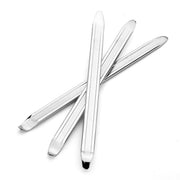 Fasmov front view of 3-piece tire spoons showing compact kit and portability