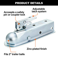 Fasmov detail of locking latch for fast, reliable engagement