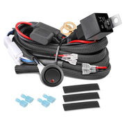 Fastchoy Auto front view of complete harness kit showing all components and benefit of ready-to-install convenience