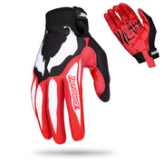 FASTGOOSE front view red black gloves showing fit and design benefits