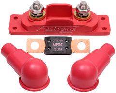 Fastronix fuse holder installed in vehicle engine bay demonstrating neat, space-saving placement
