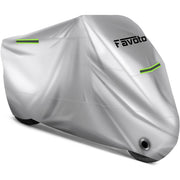 Favoto front view cover on motorcycle showing full protection and weather defense