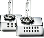 FAXCARS D5S front packaging showing two replacement xenon bulbs and benefits