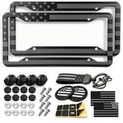 FBJTDQ front view of black flag frame showing clean edges and design benefit