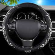 FBLOWMOD front view showing white embroidery and stylish fit, improves cabin aesthetics