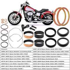 FBSCTMH bushings and copper pads detail, reduces fork lateral play