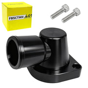 FBSCTMH front view billet thermostat housing showing durable fit