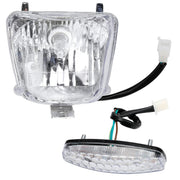 FVRITO front headlight assembly showing face and lens for improved night visibility