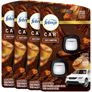Febreze Cozy Campfire front packaging showing value pack and scent