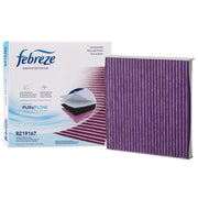 Febreze packaging showing unscented cabin filter and fresh air benefit