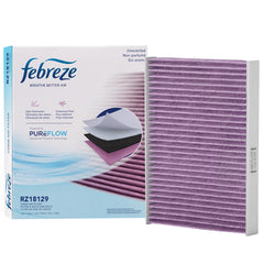 Febreze filter front packaging showing model and unscented benefit