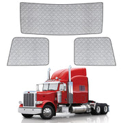 Federedevo front windshield shade installed protects cab from sun