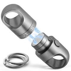 FEGVE front view of keychain showing compact form and secure hold