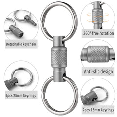 FEGVE demonstration of swivel action in hand for tangle-free rotation benefit