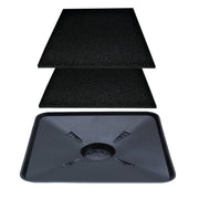 FEICHANGHAO front view drain pan showing large catch area and tidy containment benefit