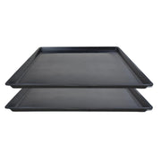 FEICHANGHAO front view drain pan showing full coverage and floor protection