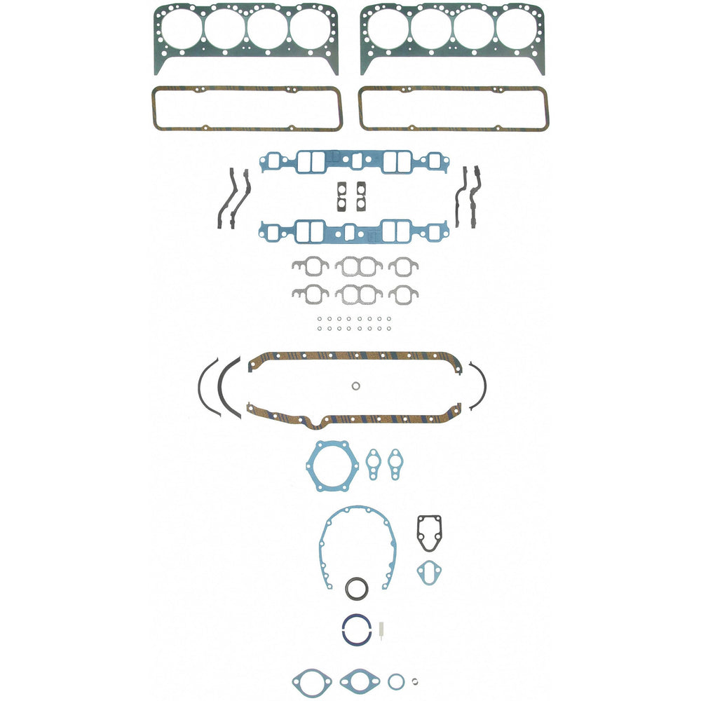 Fel-Pro front packaging showing full gasket kit and clear contents for confident purchase