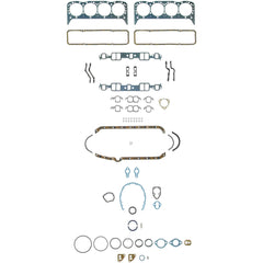 Fel-Pro overhaul gasket set front packaging showing kit contents and fitment benefits