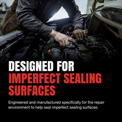 Fel-Pro closeup of gasket profile revealing material texture for better sealing