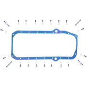 Fel‑Pro front packaging showing complete gasket set and fitment details for easy selection