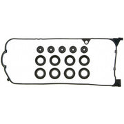 Fel-Pro valve cover gasket set front packaging showing part number and benefit