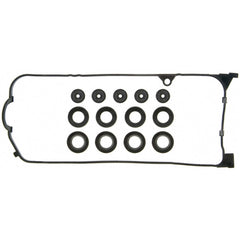 Fel-Pro valve cover gasket set front packaging showing part number and benefit
