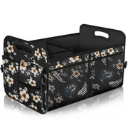 Femuar front view hibiscus pattern showing large capacity and stylish look