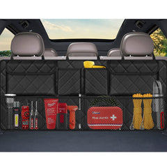 Femuar front view showing full organizer and accessible compartments for neat storage