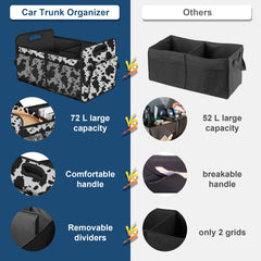 Femuar interior with dividers showing organized compartments and flexibility