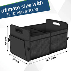 Femuar top view displaying pockets and compartments for quick access