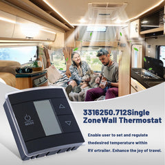 Fenglesha blue backlight LCD lit for clear nighttime temperature reading