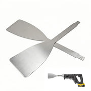 Feqaeqe front pack showing two blades and durable stainless steel benefit