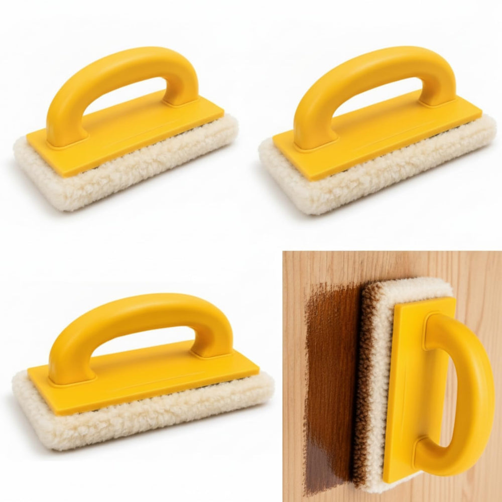 Ferrochef front packaging showing three lambswool applicators for quick project setup