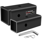 Fetechmate front view of adapter set showing compact multi-size compatibility and convenience