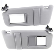 FEXON front view gray sun visors showing full coverage and glare protection