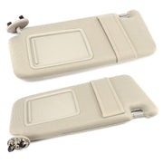 FEXON beige sun visor pair front view showing matching set and clean finish
