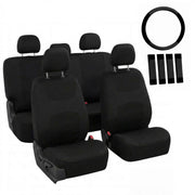 FH Group front seat cover front view showing neat protection and improved interior