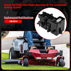 FHRHRY mounted on a Toro mower demonstrating restored brake control benefit