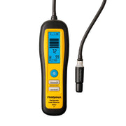 Fieldpiece DRX3 front view showing compact leak detector and wand for quick inspections