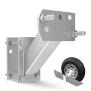 FIERYRED front view of spare tire mount showing secure attachment and solid fit