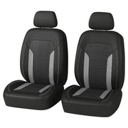 Figpade front seat cover full view shows protection and sleek gray look